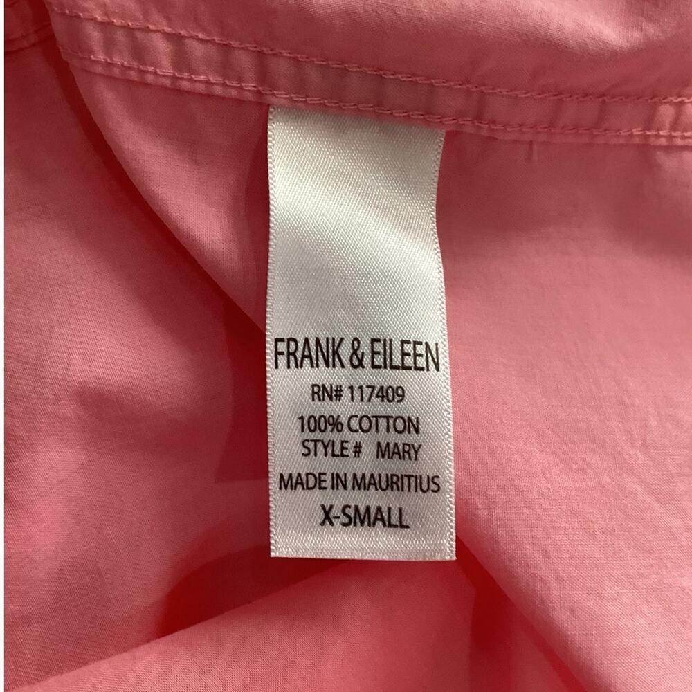 Frank & Eileen Mary Button Up Classic Shirtdress Mini In Cotton Candy Size XS - Picture 13 of 14